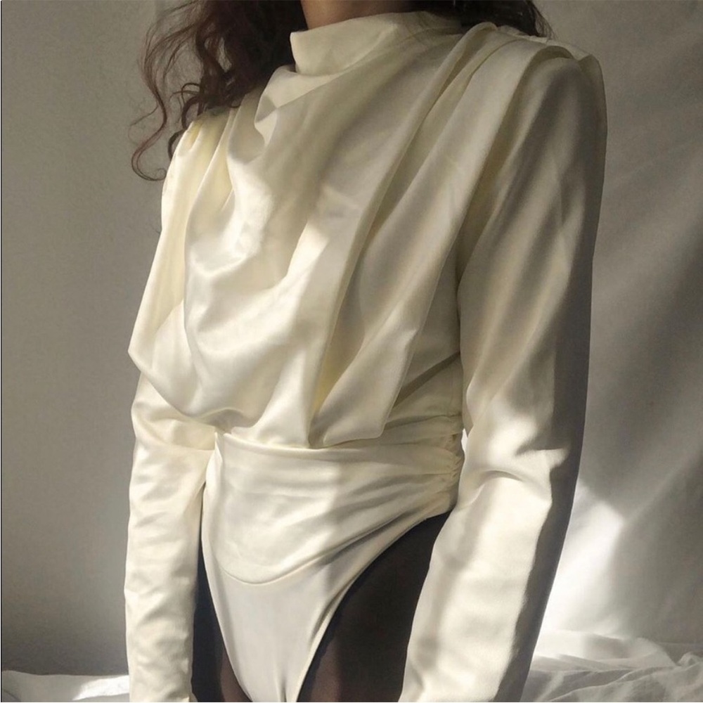 House of CB Cream Bodysuit